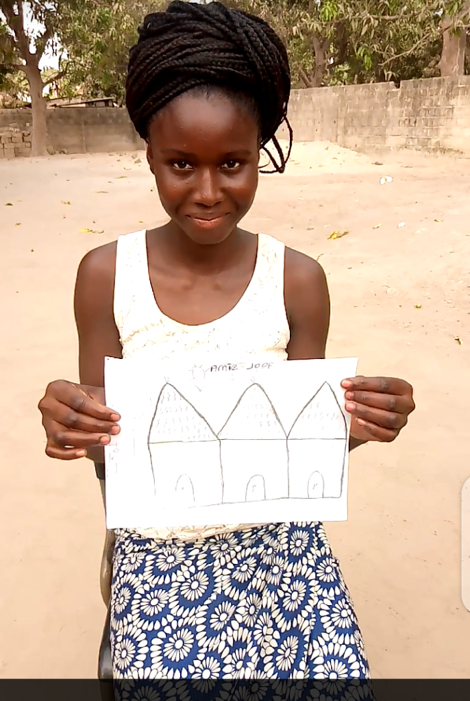 Drawing, Amie, Brikama, The Gambia