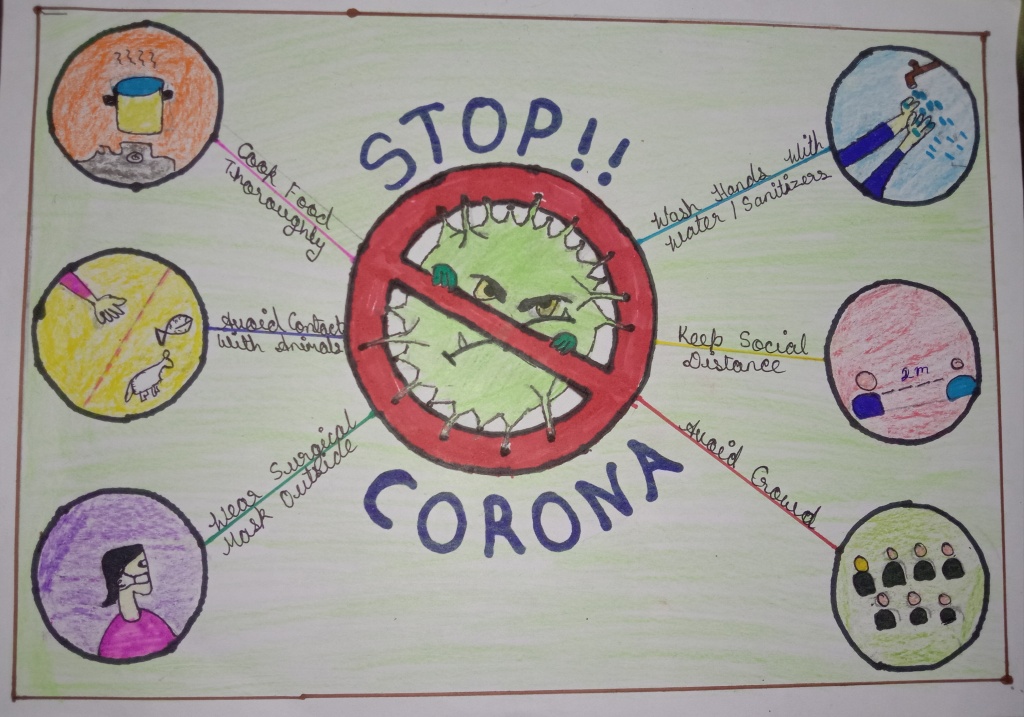 Stop Corona, Anna Joseph, 14 years old
